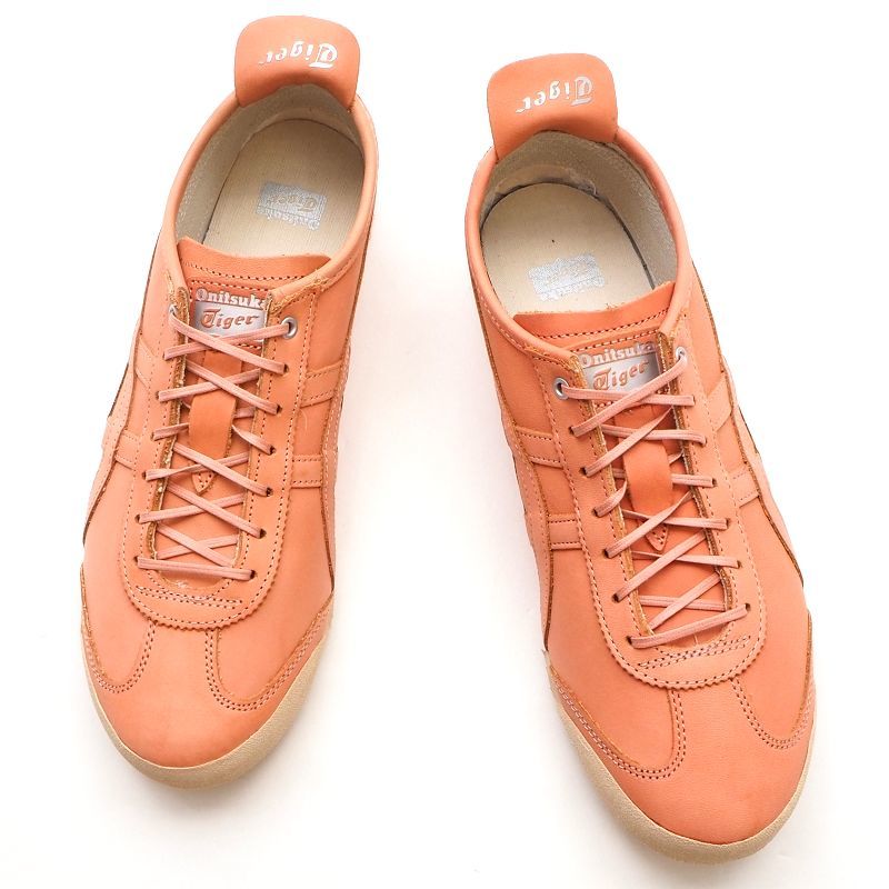 春花 新品 Onitsuka Tiger/オニツカタイガー レザースニーカー 26cm 桜染め