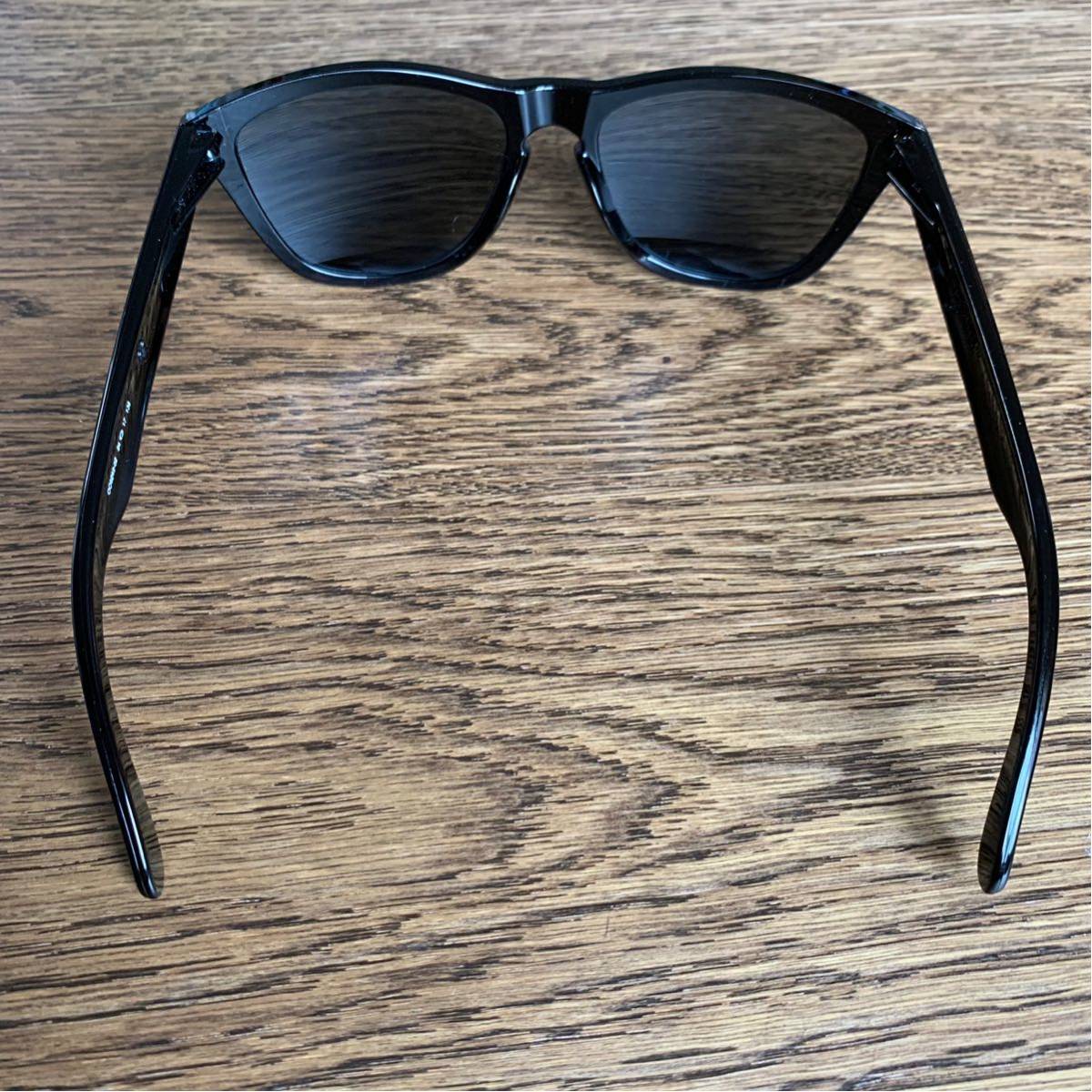 【中古】OAKLEY オークリー Frogskins フロッグスキン 黒 偏光レンズ_3