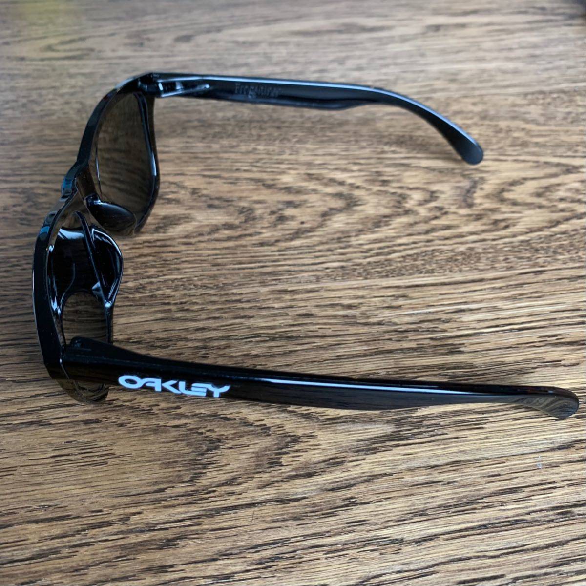 【中古】OAKLEY オークリー Frogskins フロッグスキン 黒 偏光レンズ_4