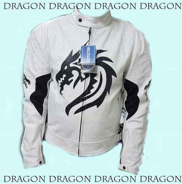 大人気★激クール★柔らかい・なめし牛革/龍ドラゴンライダースXXL 蒸れない・快適なパンチングメッシュタイプ