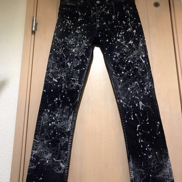 FAGASSENT ファガッセン | スキニー デニムパンツ ブラック 黒 メンズ 