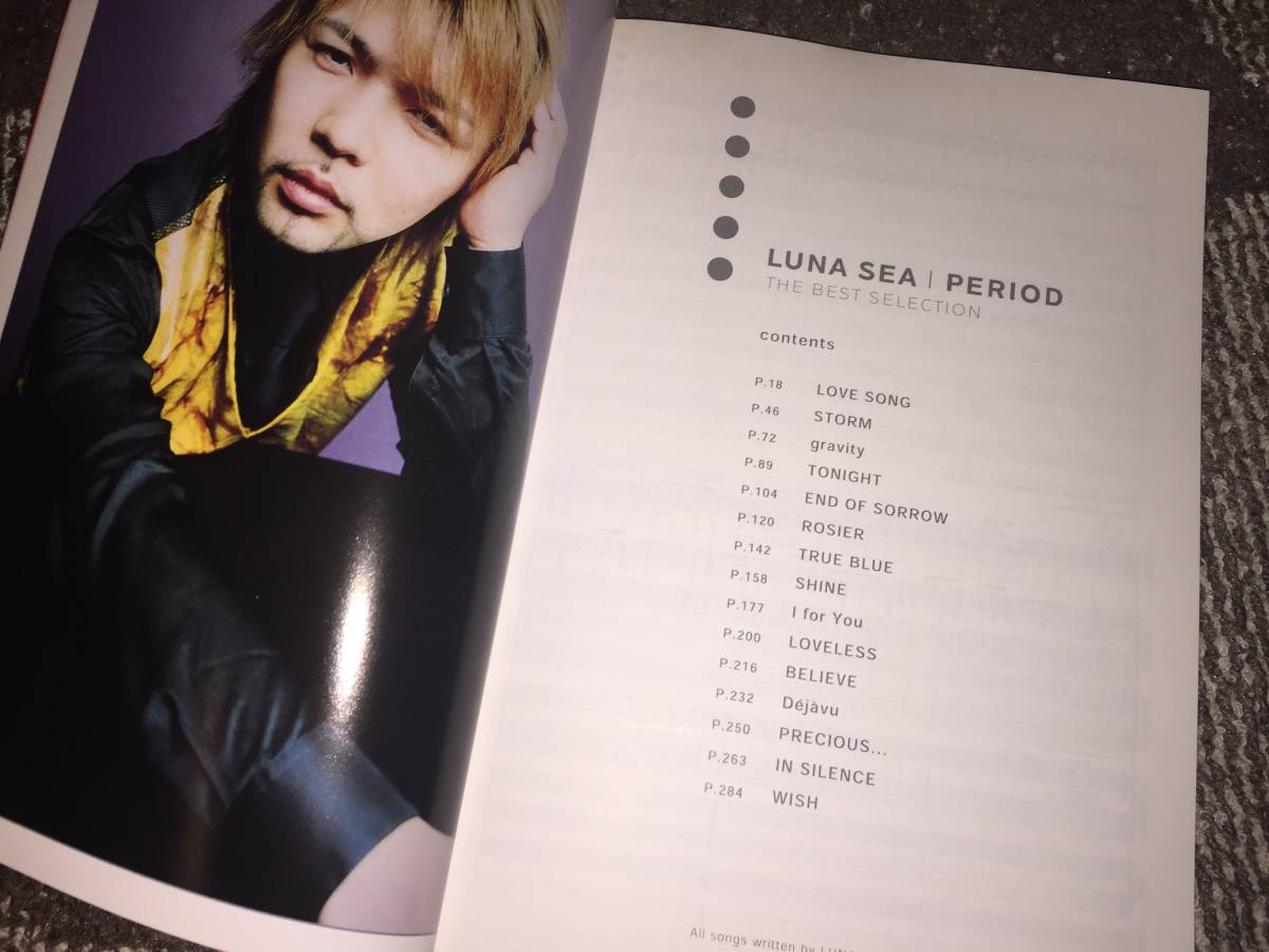 LUNA LUNA SEA PERIOD バンドスコア SEA バンドスコア LUNA SEA PERIOD