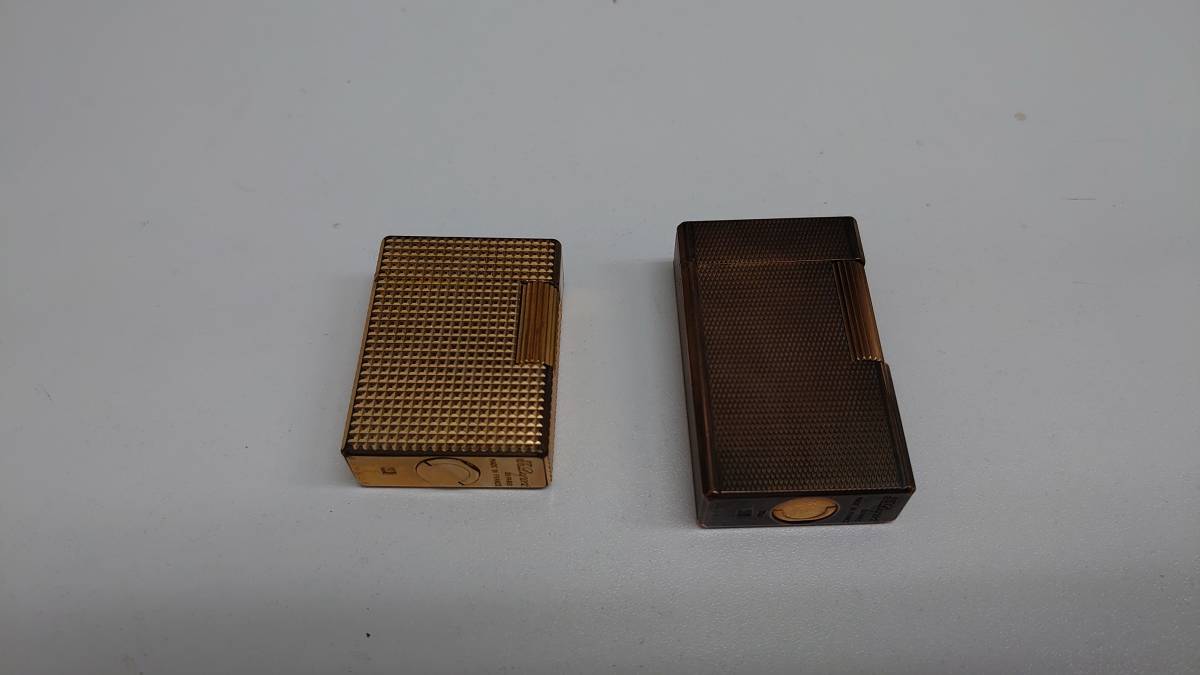 デュポン ライター Dupont ゴールド S.T. S.T 石なし ガスライター 