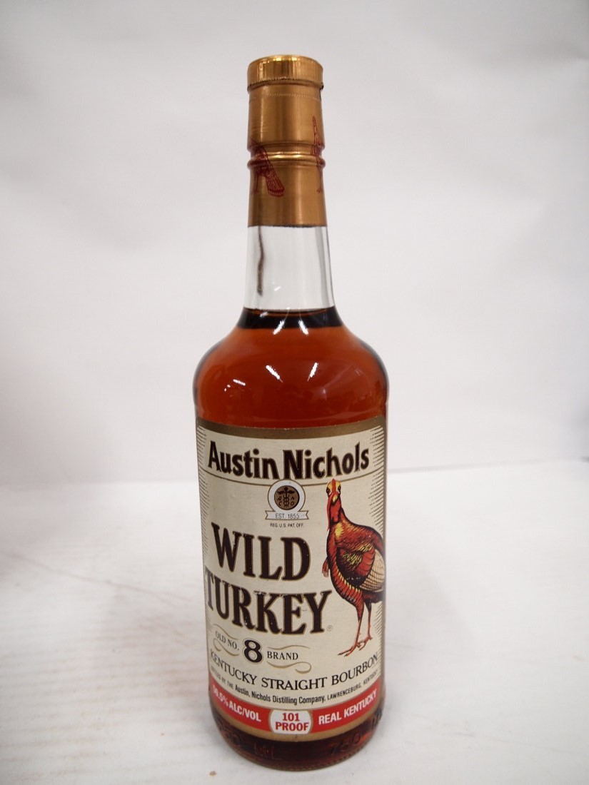 WILD TURKEY ワイルドターキー 8年 バーボン ウィスキー 古酒 未開栓