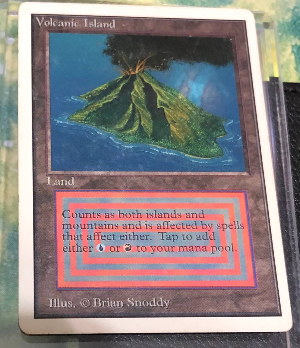 MTG Volcanic Island アンリミテッド版 プレイド 大幅値下げ！さらに値下げ交渉受付中！