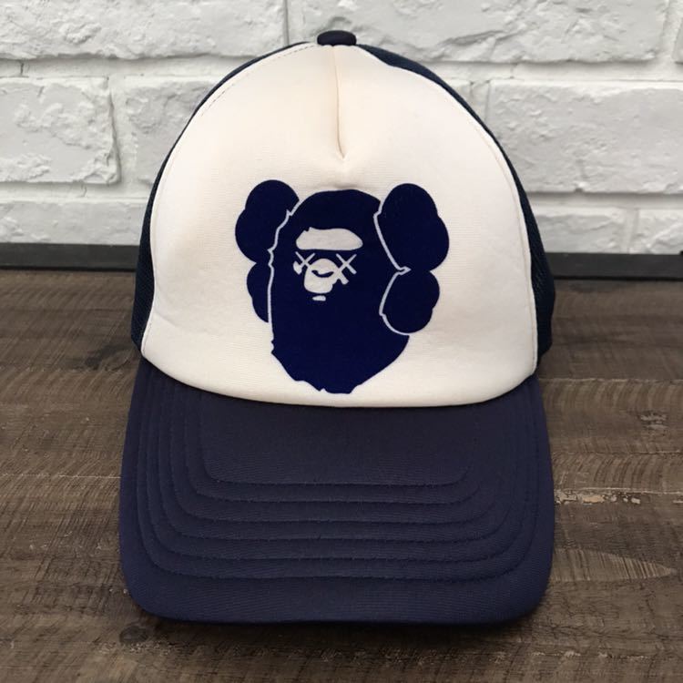  激レア kaws &times; BAPE メッシュ キャップ a bathing ape エイプ ベイプ アベイシングエイプ カウズ 帽子 trucker hat cap nigo(その他)｜売買されたオークション情報、yahooの商品情報をアーカイブ公開 - その他