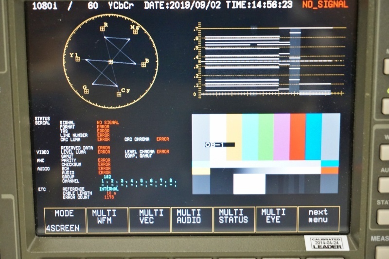 LEADER/リーダー HD-SDI マルチ波形モニター□LV5700 中古 訳あり