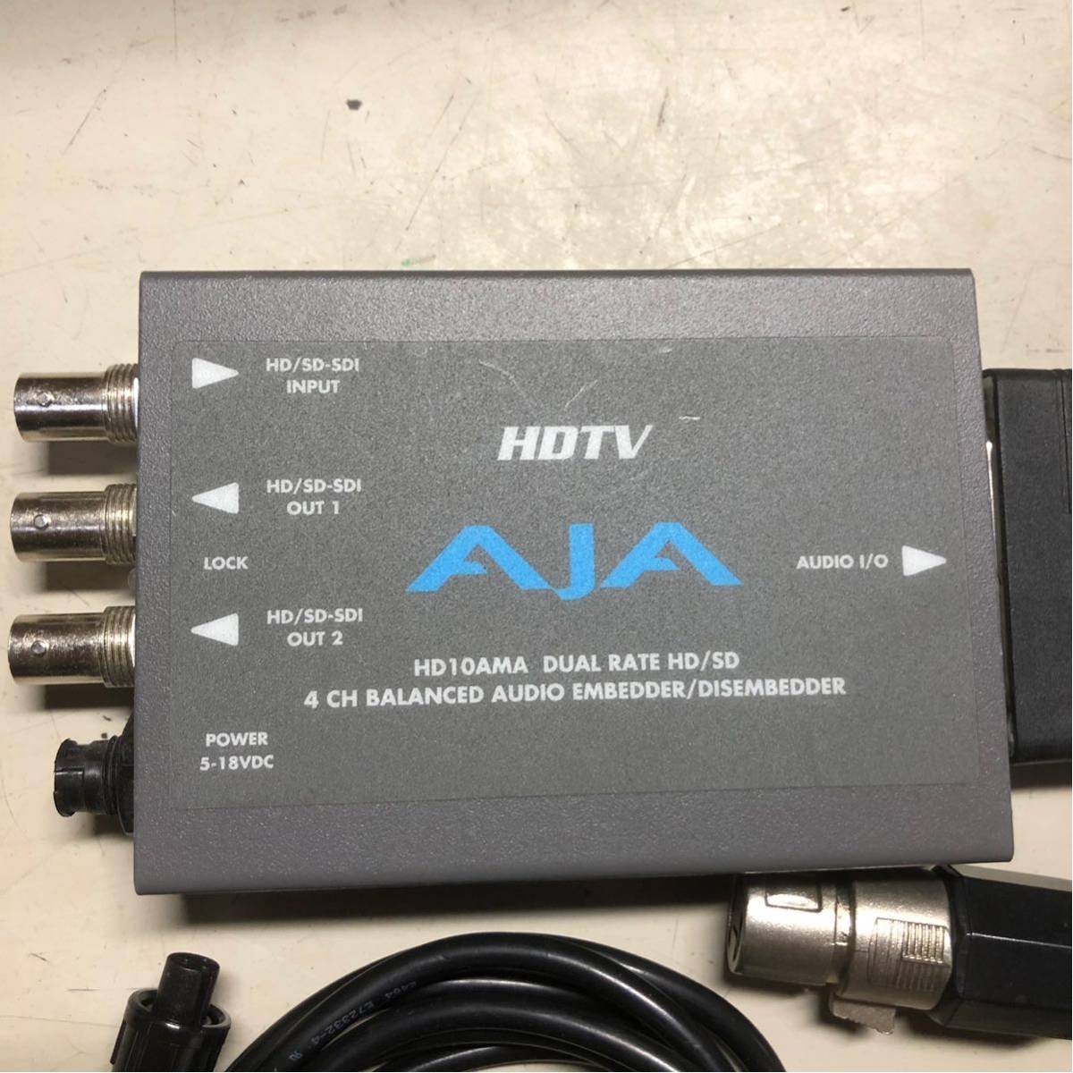 AJA ⁄ HD10AMA Analog | - Audio – ディ エンベデッダー Dante®対応