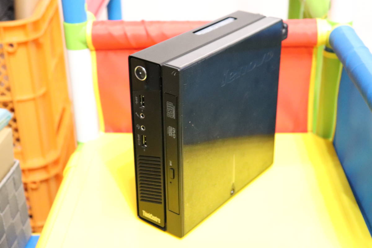 S007. lenovo / ThinkCentre M93p Tiny / Core i5-4570T / 8GBメモリ / 新品240GB SSD / DVD-ROM / Windows10 Pro