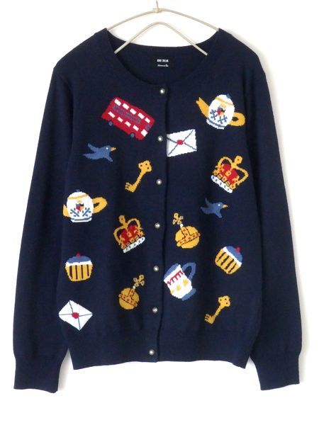  Afternoon Tea アフタヌーンティー 素敵 カラフルモチーフ カーディガン/ルビー テイラー(Mサイズ)｜売買されたオークション情報、yahooの商品情報をアーカイブ公開 - オークファン Mサイズ