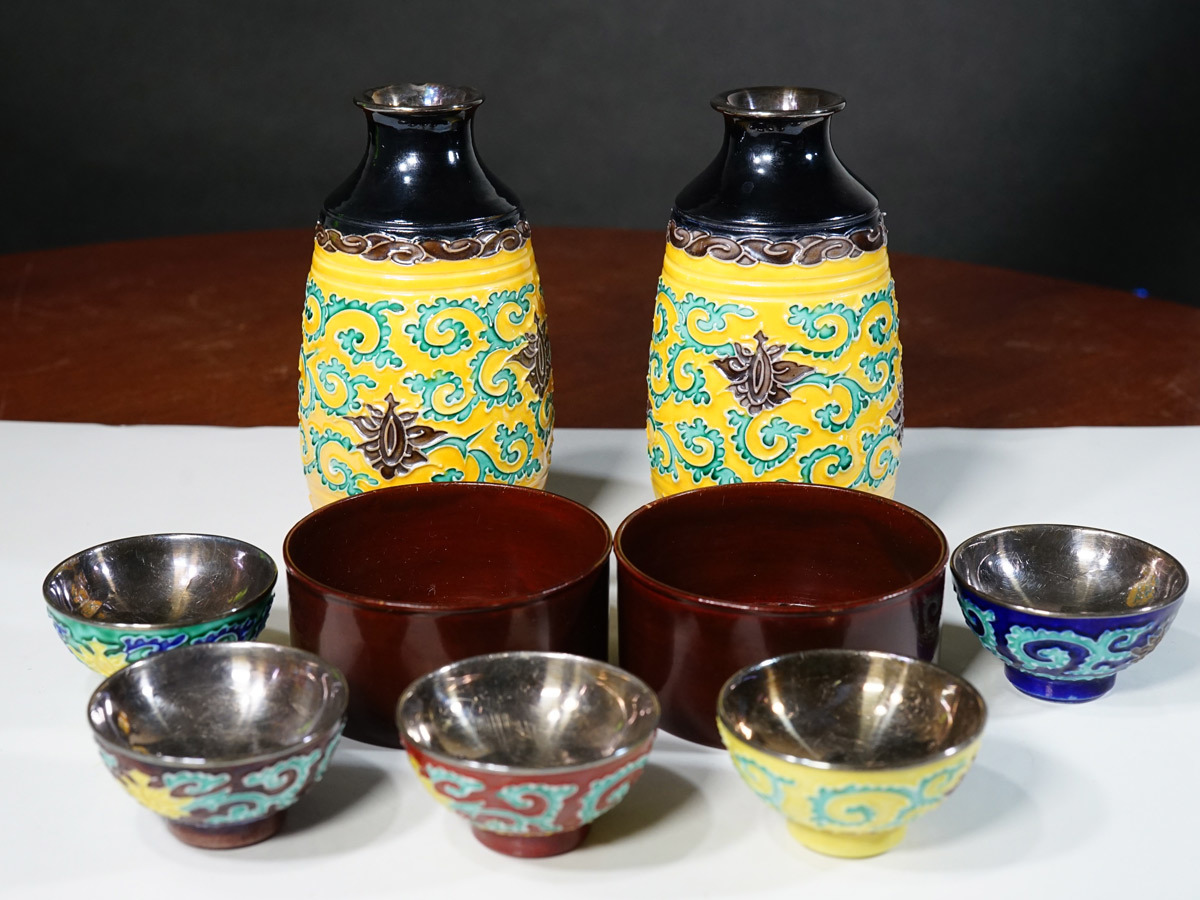 新作入荷，大得価 大日本永楽造 酒器セット(酒器)｜売買されたオークション情報、yahooの商品情報をアーカイブ公開 - オークファン 京焼