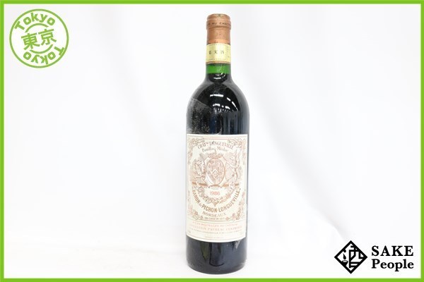 0 □注目! ピション シャトーピションロングヴィルバロン1986 シャトー