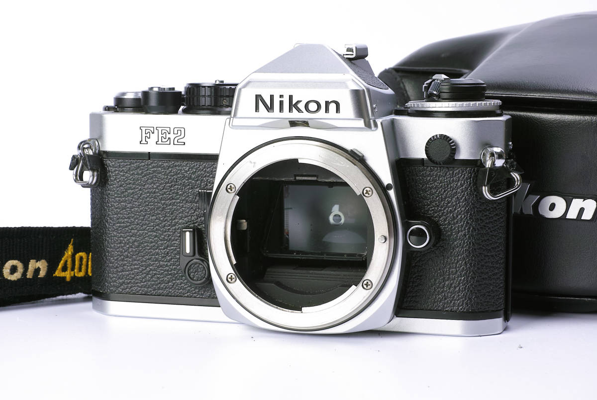 【美品】Nikon ニコン FE2 シルバー ボディ #2 Nikon | FE2 シルバー ボディ 一眼レフカメラ ニコン 中古フイルム