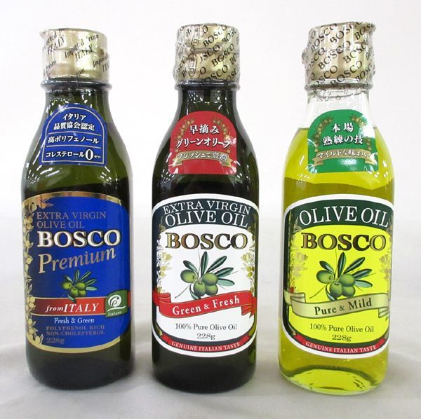 送料200円■hx087■ボスコ オリーブオイル(228g) 3種　11点【シンオク】