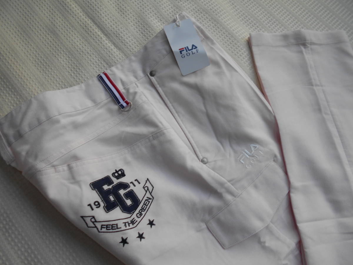 ◆BIGエンブレム！【 FILA / フィラ GOLF 】ＤＲＹ！サイドポケット／デザイン~パンツ◆PI/W86cm