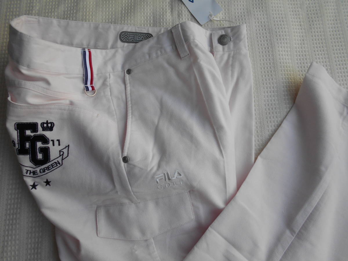 ◆BIGエンブレム！【 FILA / フィラ GOLF 】ＤＲＹ！サイドポケット／デザイン~パンツ◆PI/W86cm