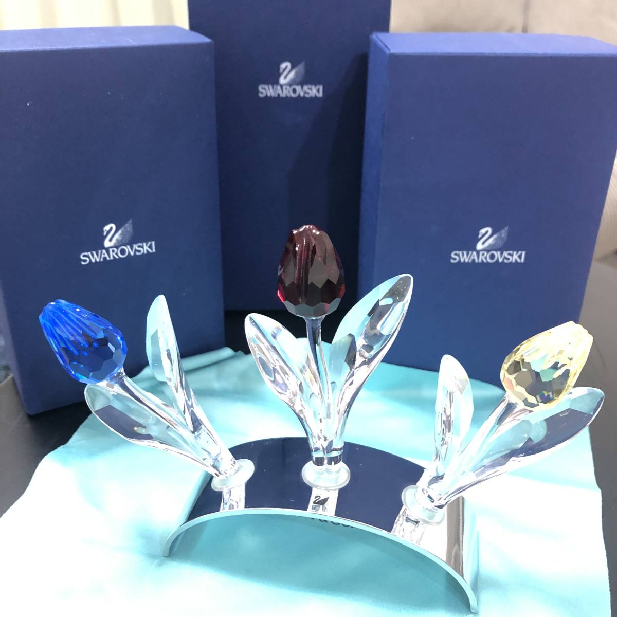 スワロフスキー チューリップセット 希少・美品】スワロフスキー