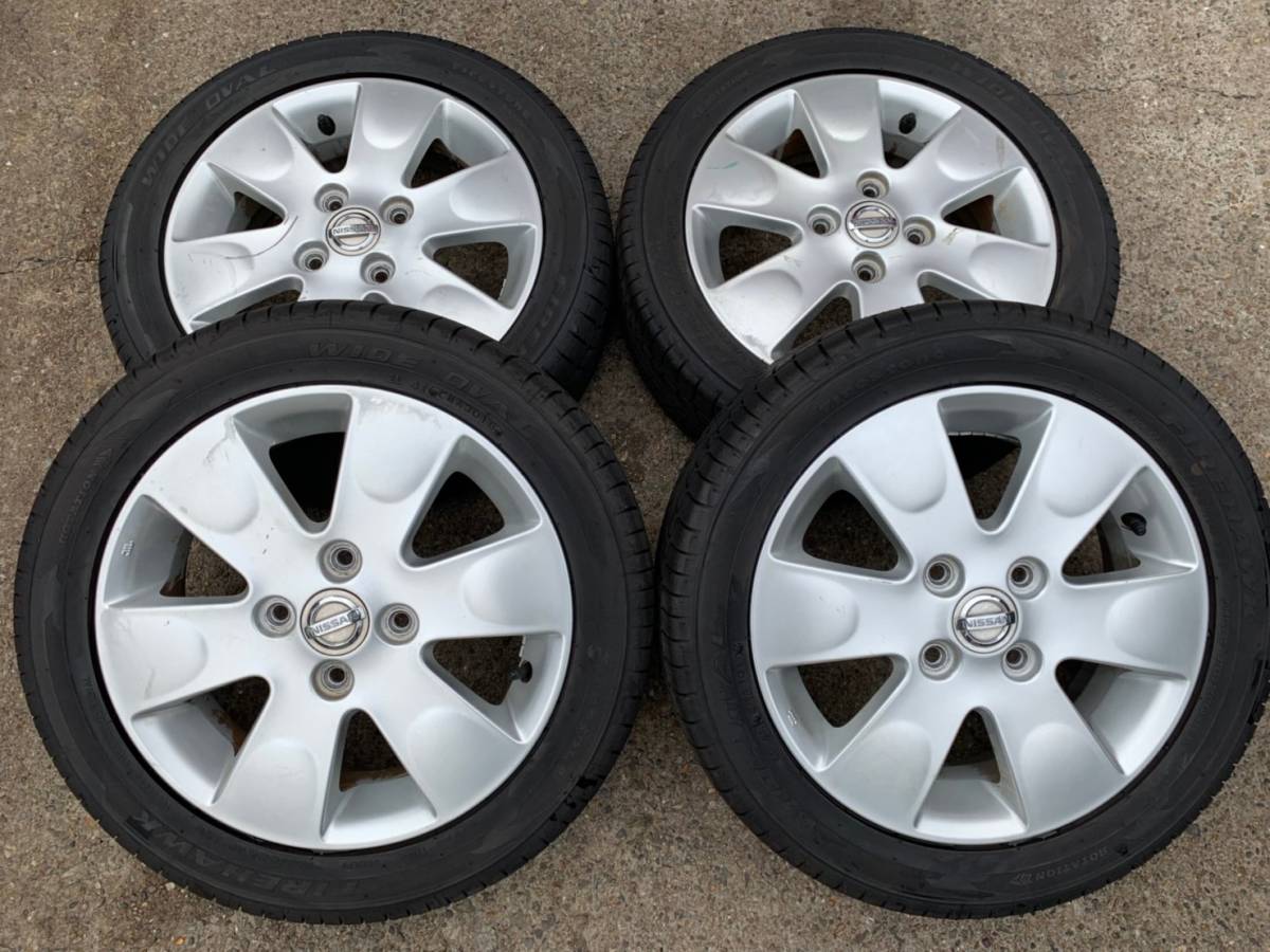 タイヤ 4本 205/55R16 FIRESTONE FIREHAWK OVAL 溝アリ ☆ 5332T X4 