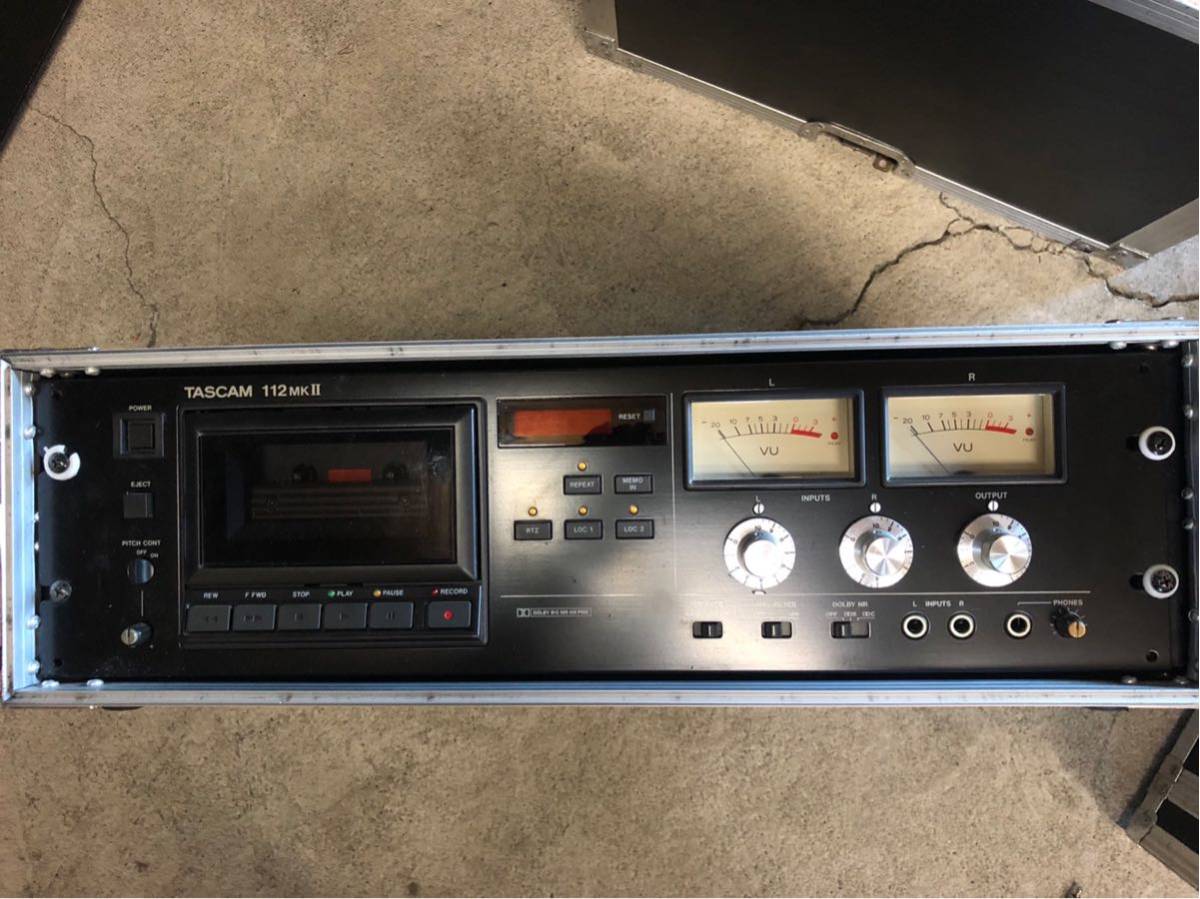 TASCAM カセットデッキ 112MKII 112RMKII MK2 r 07TASCAM TASCAM