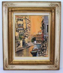 □児玉幸雄□ 【蚤の市】 水彩 サイン有り 真作保証有り 児玉幸雄のYahoo!