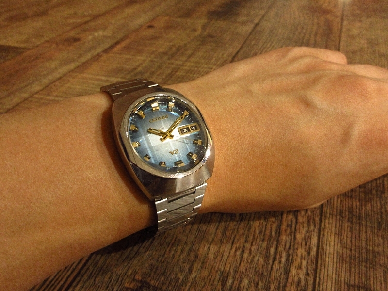 名機 1970年代 CITIZEN シチズン SEVEN STAR セブンスター V2 ブルー 名機 1970年代 CITIZEN シチズン SEVEN STAR セブンスター V2 ブルー