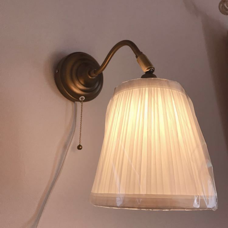 送料込み】IKEA オースティード フロアランプ 真鍮 アンティーク