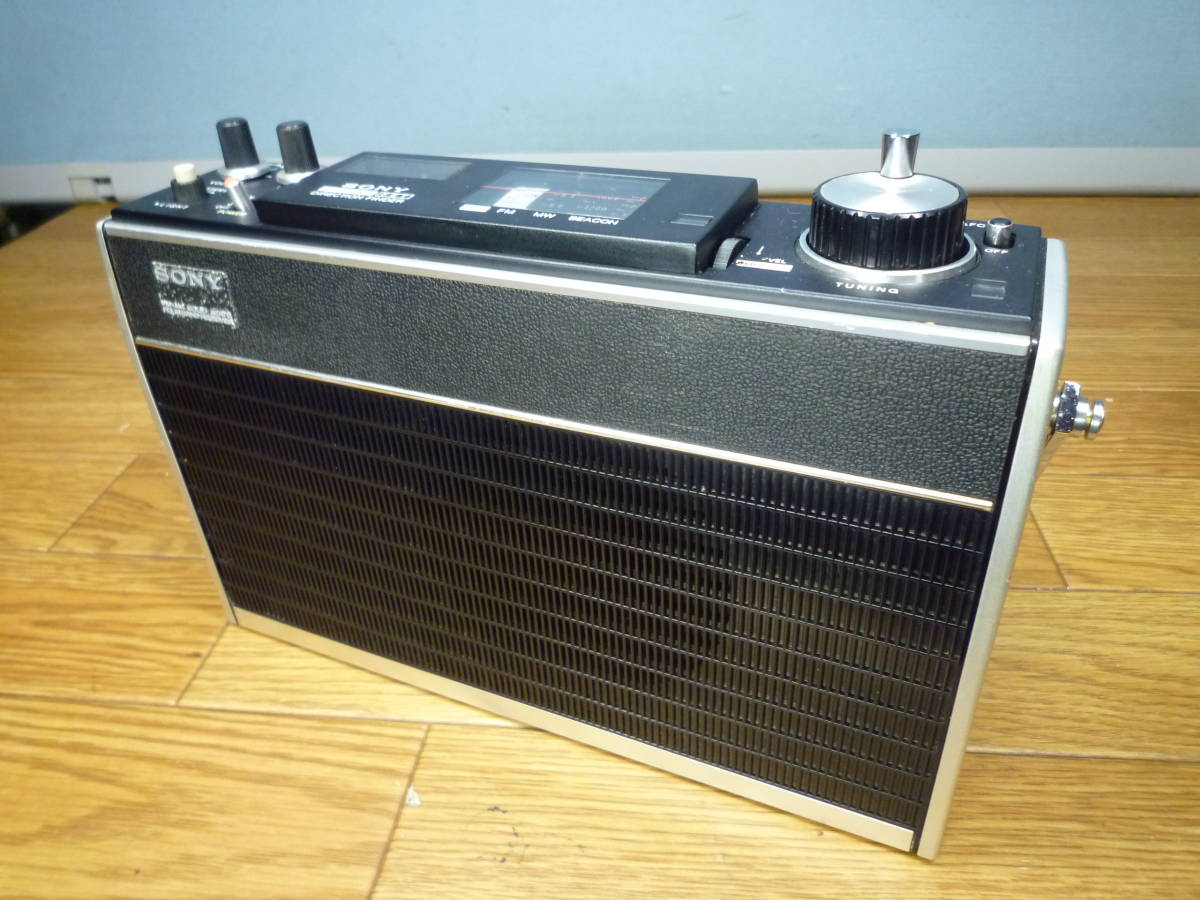 珍品 SONY TFM-8484◆FOUR BAND RECEVER 珍しい4バンド AM-FM受信確認済み 