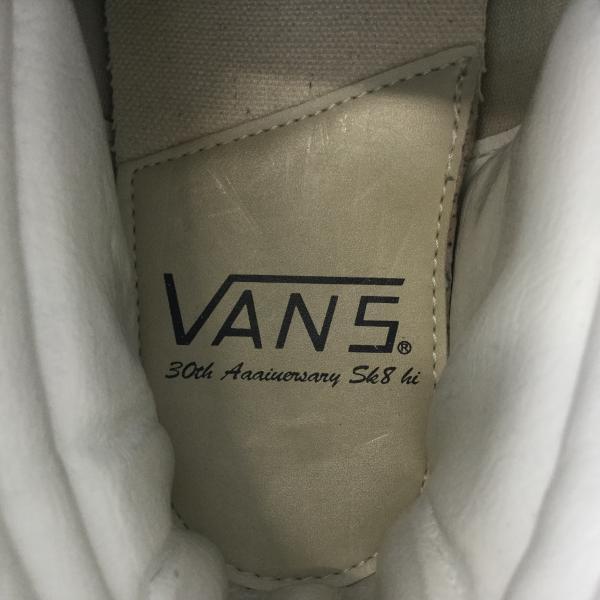 バンズ SK8-HI 30周年記念モデル V38RETRO ハイカット スニーカー US9 灰色 / グレー × 青 / ブルー VANS