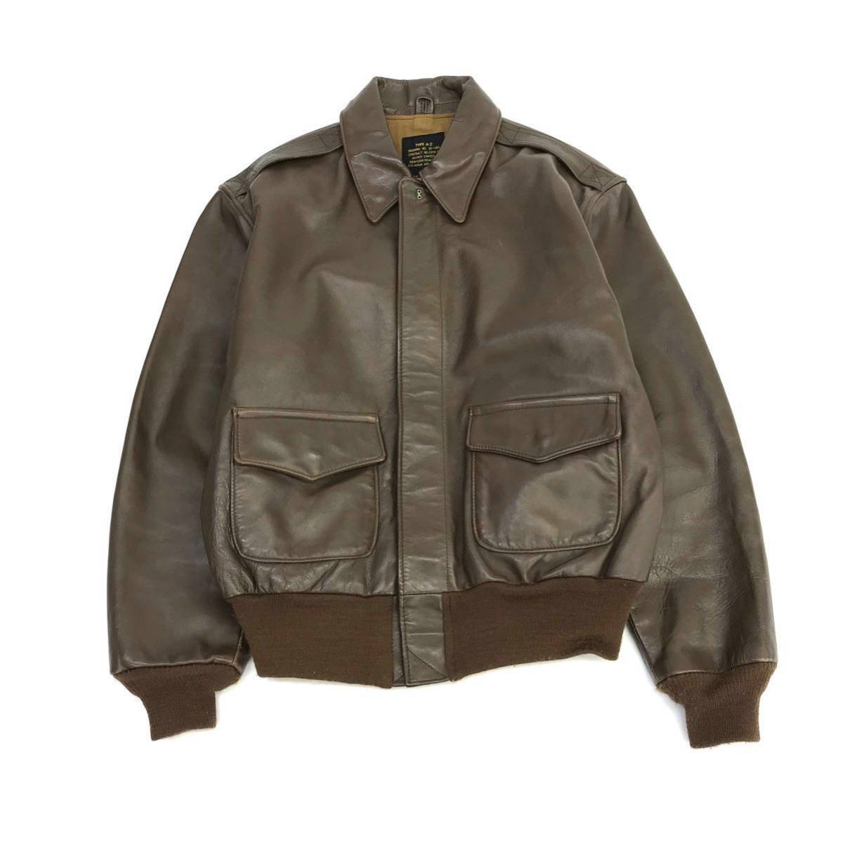 USA製 AVIREX アヴィレックス ホースハイド 馬革 A-2 A2 フライト