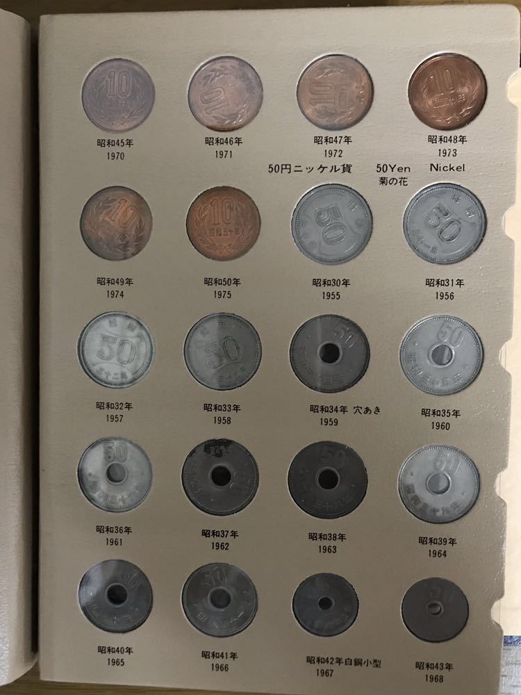 現行貨幣年号別アルバム コインアルバム 東京オリンピック1000円銀貨 ♯希少コイン入り_5