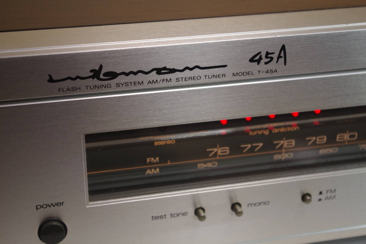 LUXMAN ラックスマン T-45A FM/AM チューナー【・完動品】動作確認済み
