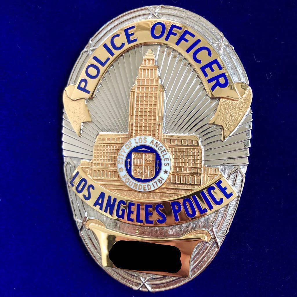 LAPD ロス市警 ロサンゼルス市警 ポリスオフィサー 実物ポリスバッジ