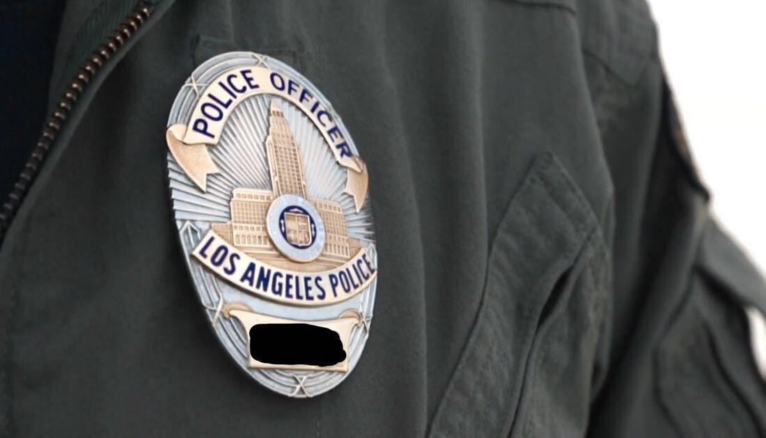 LAPD ロス市警 ロサンゼルス市警 ポリスオフィサー 実物ポリスバッジ