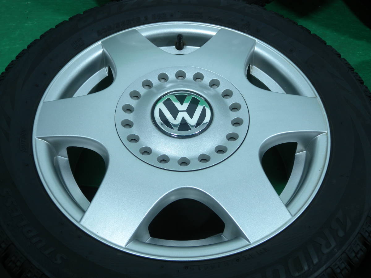 B1243-13 送料無料 205/55R16 スタッドレス 4本セット VRX バリ溝 VW純正 フォルクスワーゲン ゴルフ4 ニュービートル