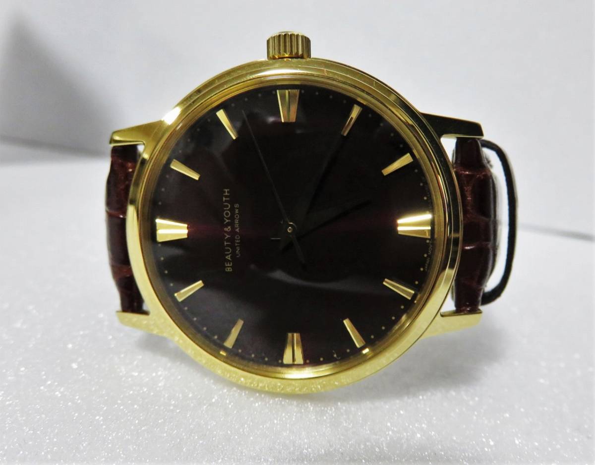 即決 CITIZEN製 新品 BEAUTY & YOUTH UNITED ARROWS 時計 ワイン