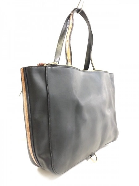 クロエ Chloe トートバッグ サム レザー 黒×ブラウン バッグ