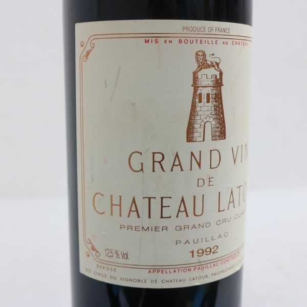 Chateau Latour 1992 赤ワイン シャトーラトゥール 1992年ワイン | Ch