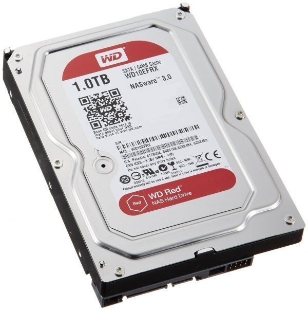 良品 WD10EFRX 高信頼 内蔵HDD Red 1TB 1570時間(約65日) 3.5インチ SATA NAS ハードディスク ZRCTX