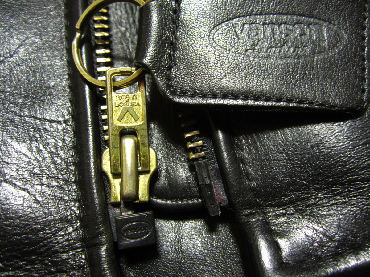 超美品 VANSON MODEL A バンソン シングル ライダース ジャケット 36 