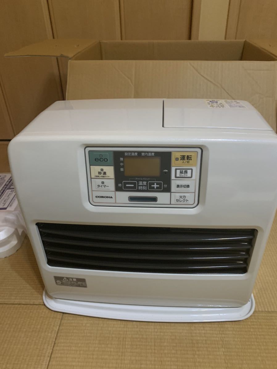 未使用 送料無料 コロナ石油ファンヒーター FH-ST5716BY W 最大20畳の