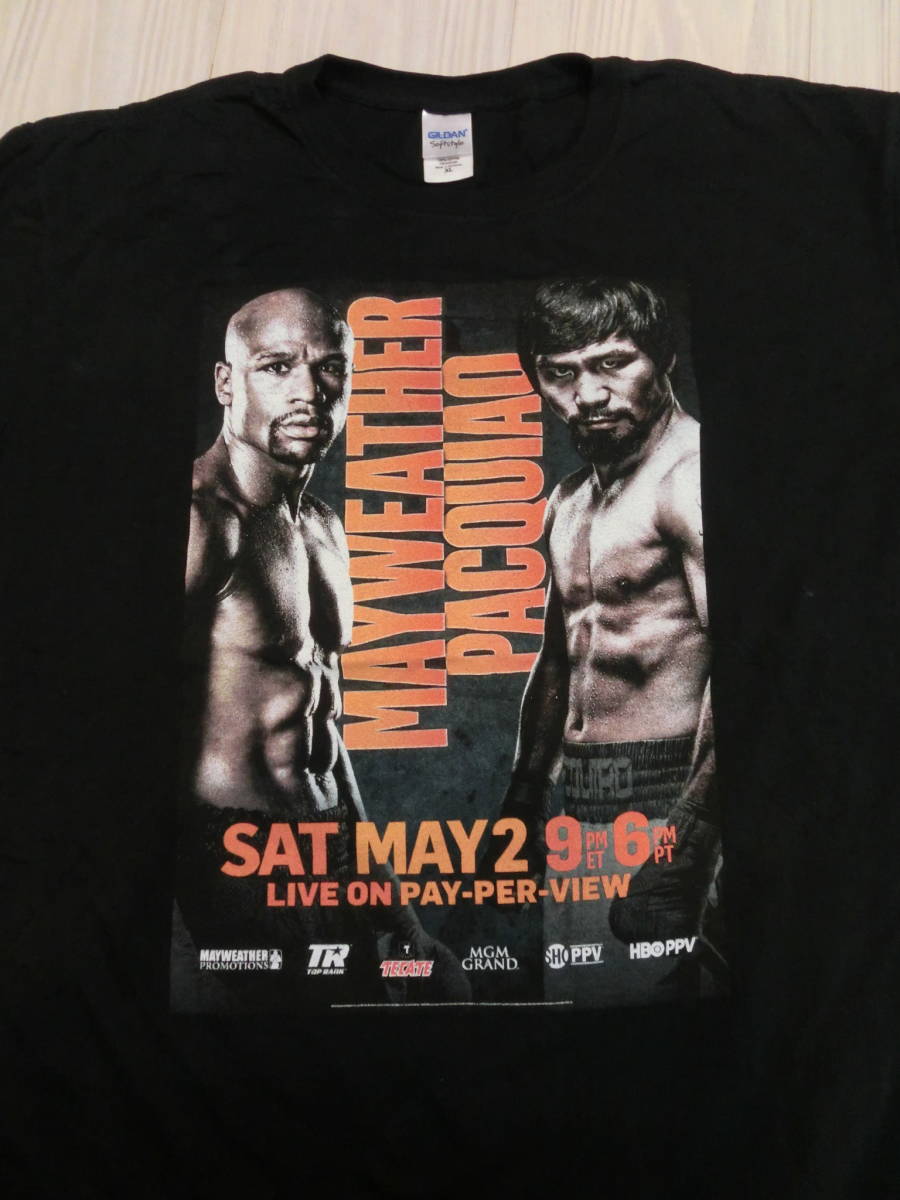 【送料無料，セール】 マニー パッキャオ フロイド メイウェザー ジュニア Tシャツ ボクシング USA WBA WBC WBO 世紀の一戦 2015 Mayweather ラスベガス(その他)｜売買されたオークション情報、yahooの商品情報をアーカイブ その他