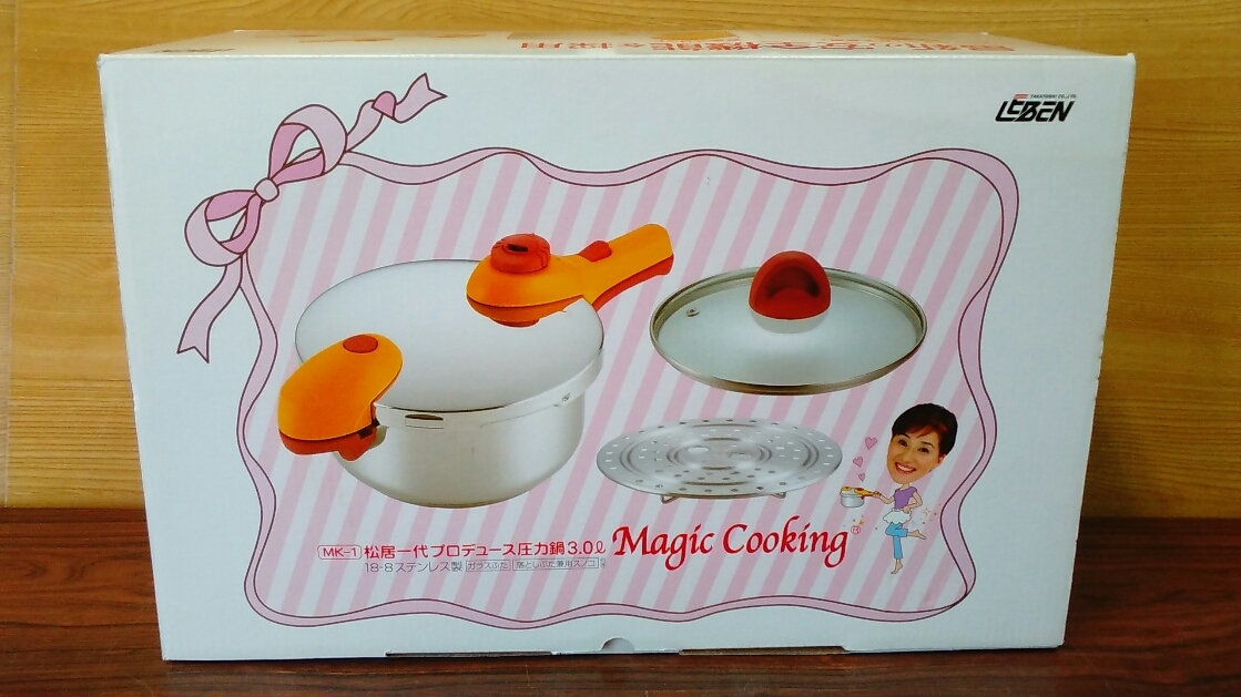 □未使用/松居一代プロデュース 圧力鍋3.0L Magic Cooking□ 圧力鍋 3.0
