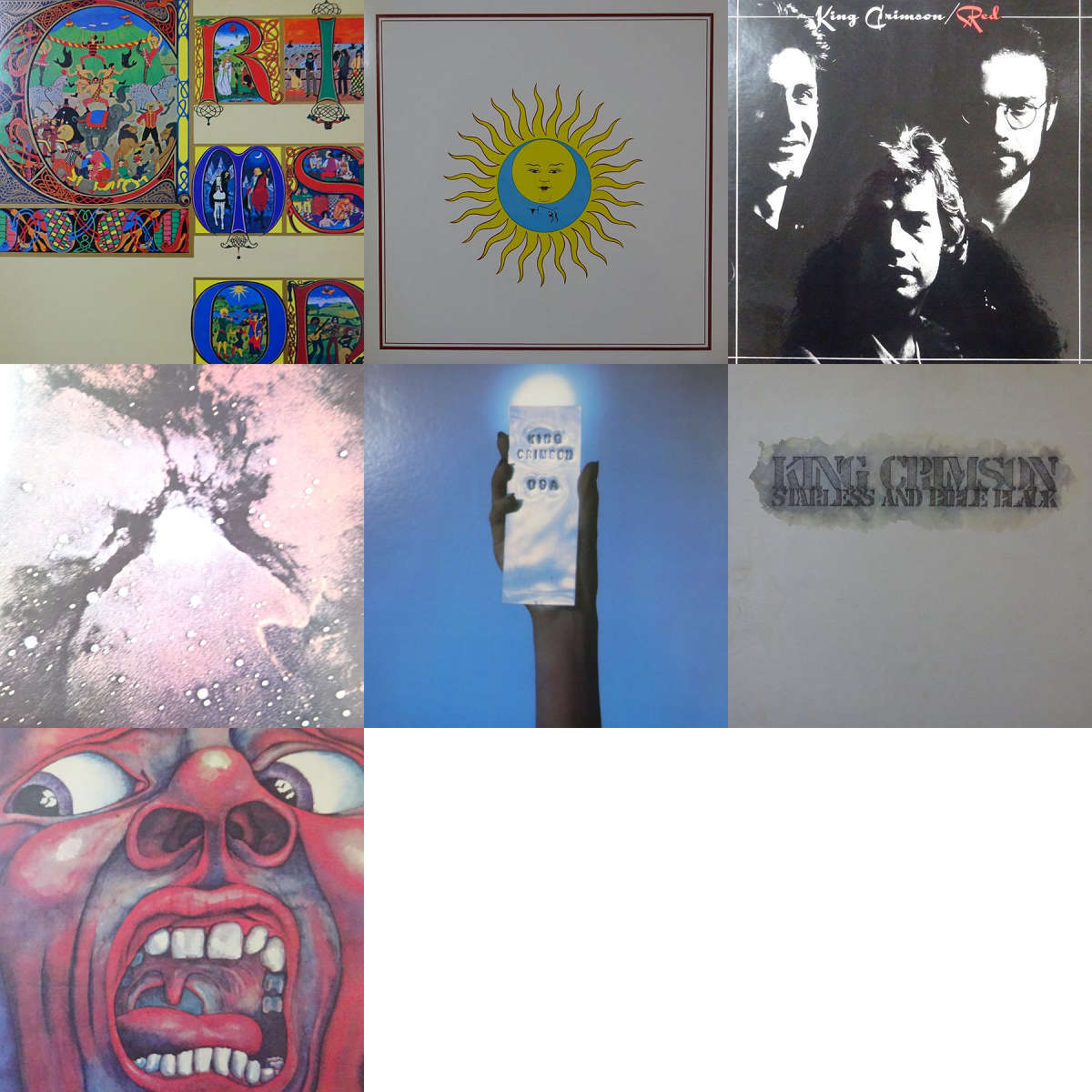 19001223;【ALL国内盤!】KING CRIMSON キング・クリムゾン 7枚セット/USA,RED他_1