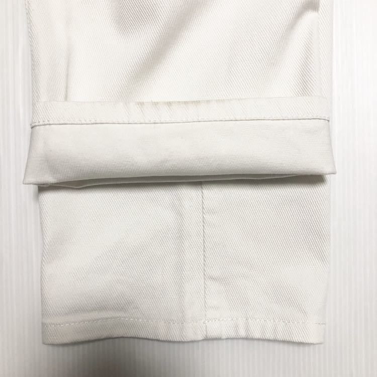 〈PEARLY GATES パーリーゲイツ〉89 ナンバリング PGロゴ 刺繍 ストレッチ素材 ゴルフ パンツ ホワイト 5