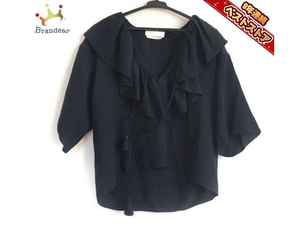 クロエ Chloe 半袖カットソー サイズ36 S ネイビー レディース