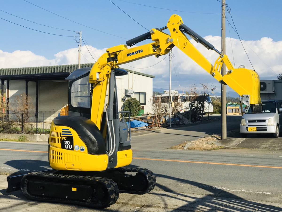 コマツ PC20UU-3 PC20MR-3 ミニユンボ - ミニユンボ（ミニショベル）2t 