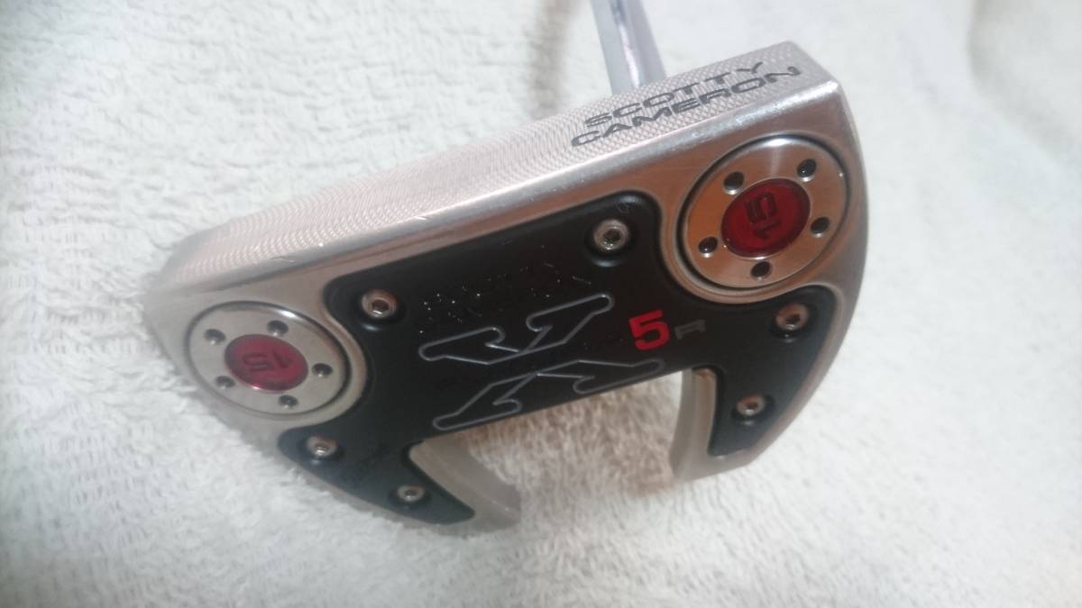 スコッティキャメロン フューチュラ X5R 34インチ scottycameron futura X5R(スコッティ・キャメロン)｜売買されたオークション情報、yahooの商品情報をアーカイブ公開 - オークファン 男性右きき用