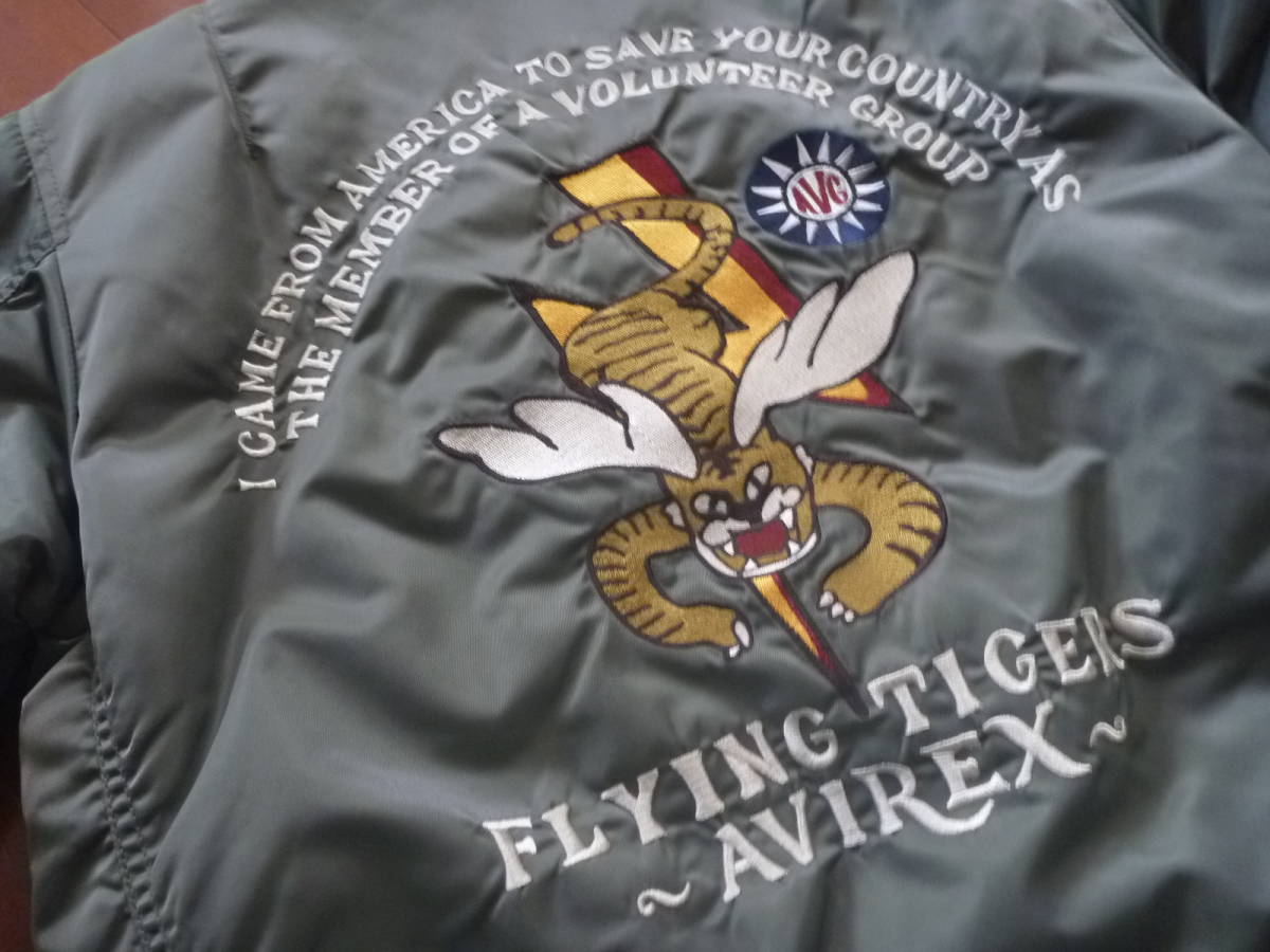 AVIREX MA-1 FLYING TIGERS AVGフライングタイガー＃6132058 M