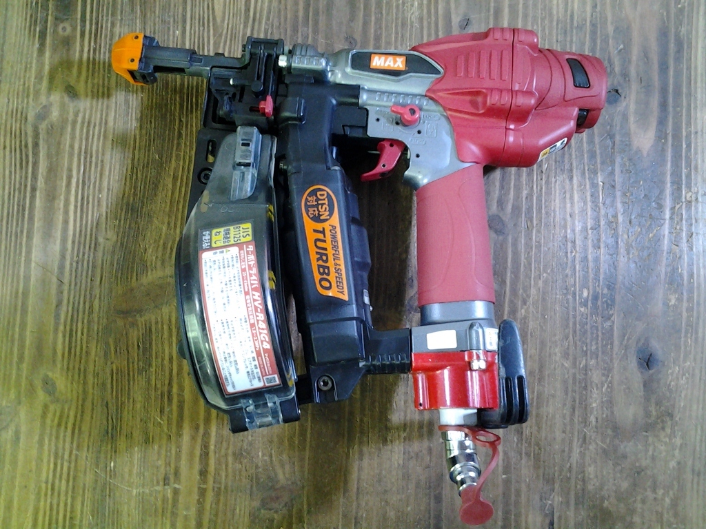 マックス 中古 HV-R41G4 高圧ねじ打ち機 HV-R41G4-G MAX ターボ 