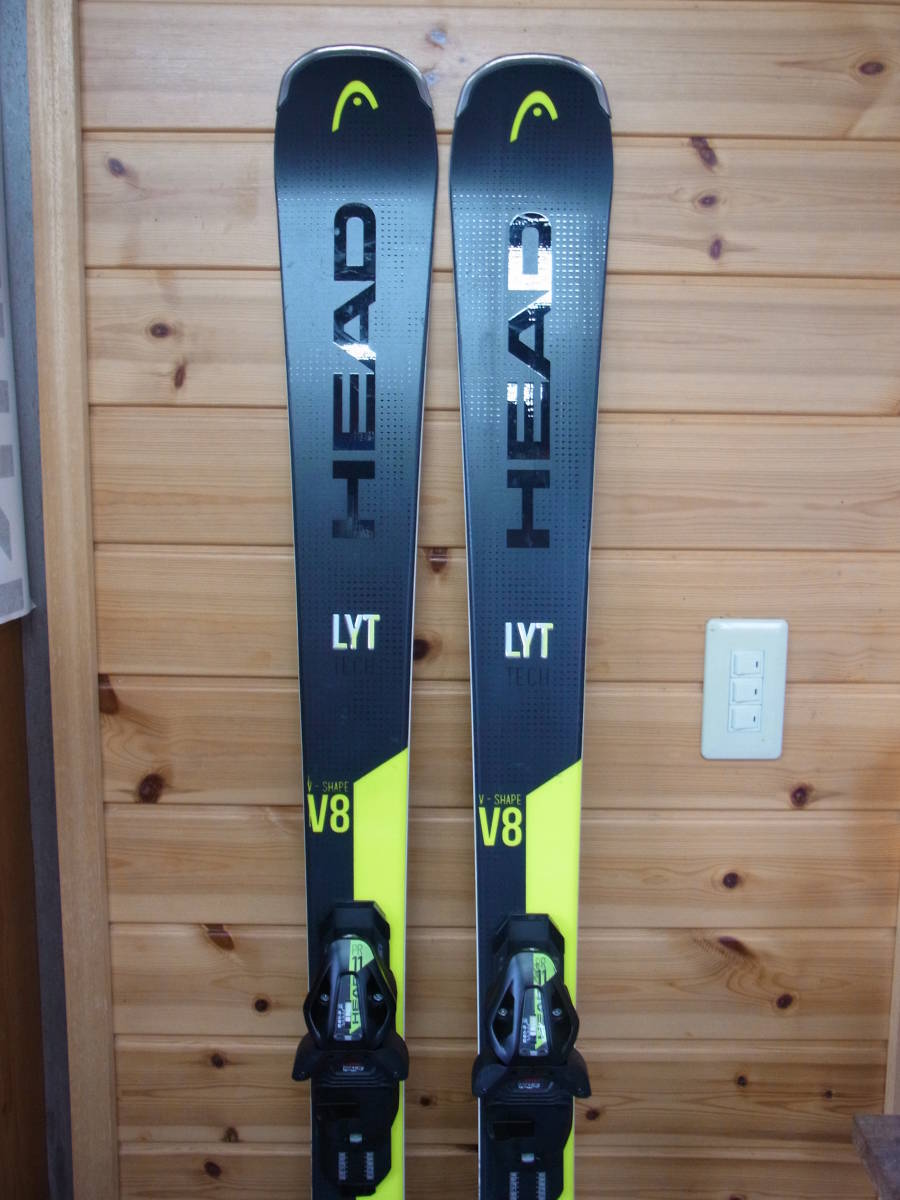 HEAD V-SHAPE V8 163cm 中古 美品 HEAD V-SHAPE ヘッド + ブイ